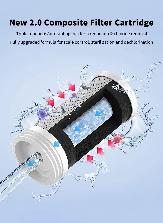 Faucet Water Filter，Faucet Mount Water Filter with LED Display, Tap Water Purifier，Includes 1 Filter，Sterilize, Durable，Fits Standard Sink Faucets - Image 4