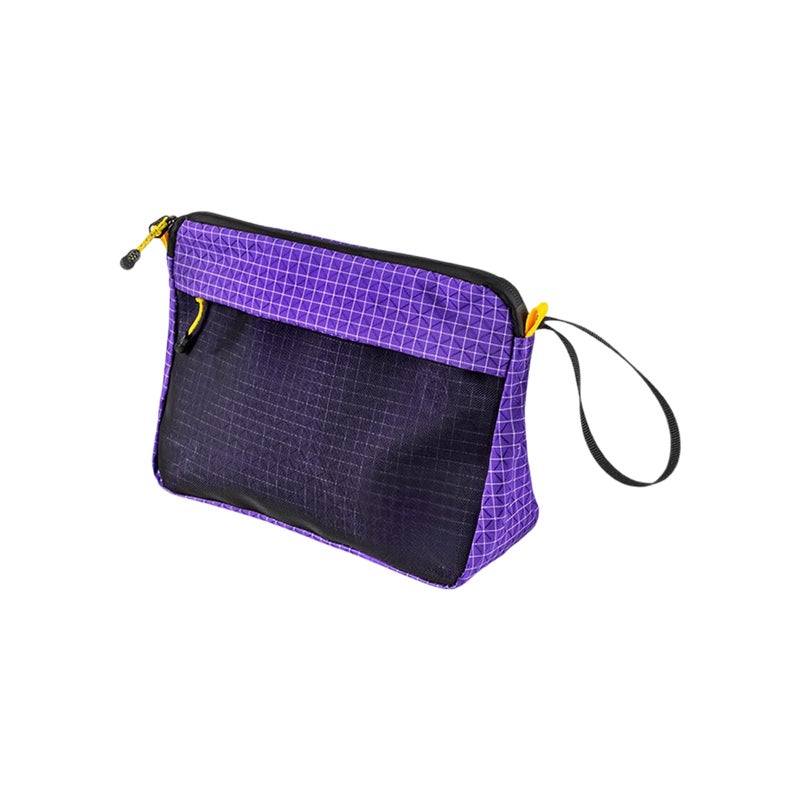 Purple Large Capacity Travel Cosmetic Bag Wash Pouch For Women Men - Image 2