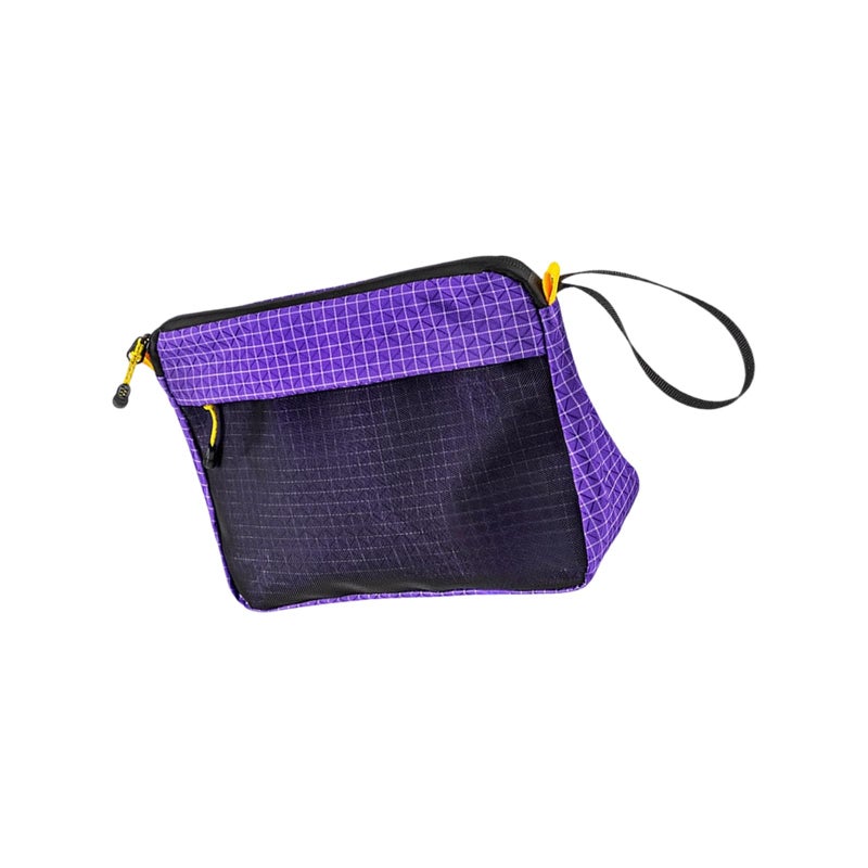 Purple Large Capacity Travel Cosmetic Bag Wash Pouch For Women Men - Image 5