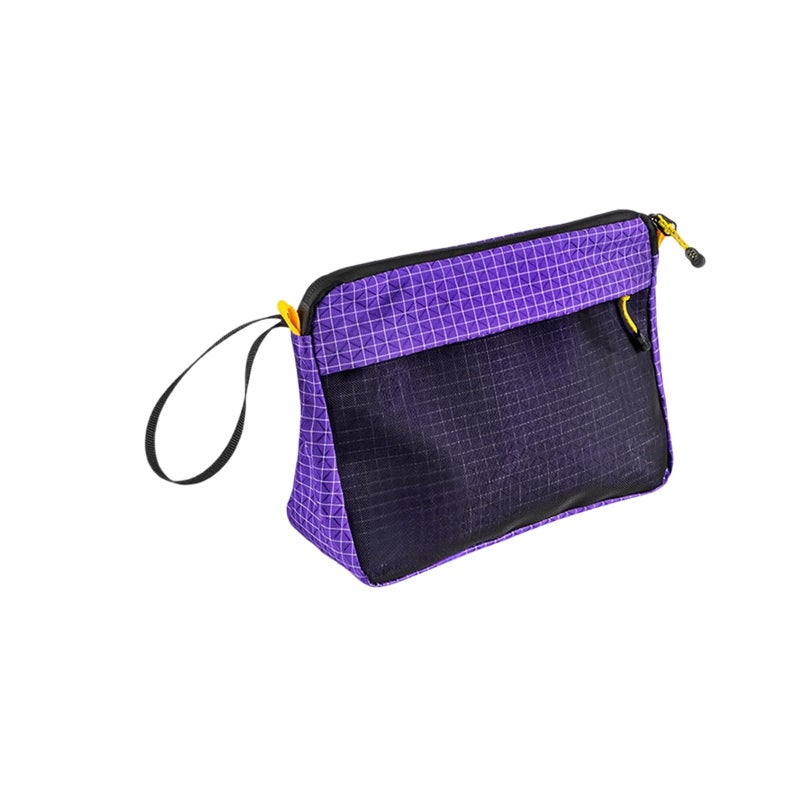Purple Large Capacity Travel Cosmetic Bag Wash Pouch For Women Men - Image 4