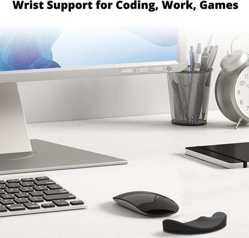 2 Pack Ergonomic Gliding Palm Rest - Soft Cooling Material Wrist Pad for Office and Gaming - Image 3