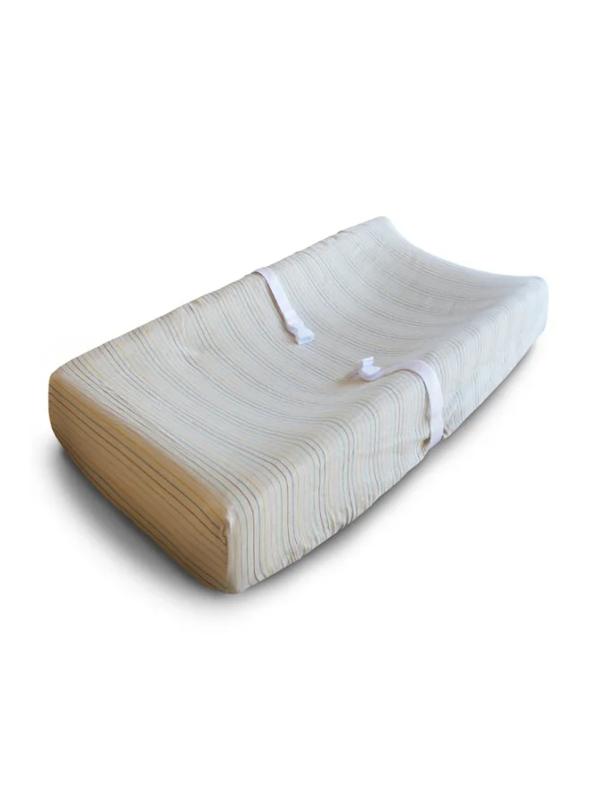 mushie Changing Pad Cover Retro Stripes