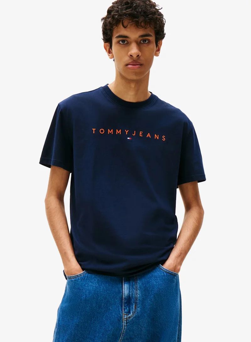 TOMMY JEANS Logo Crew Neck T-Shirt