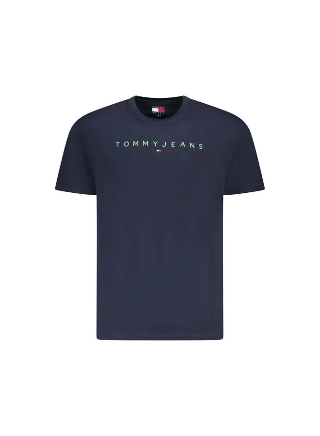 تومي جينز تي شيرت بياقة دائرية وشعار