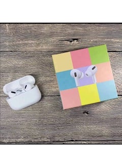 InPods Pro Wireless Bluetooth Earphone In Ear Earbuds Smart Touch Stereo Headphones Macaron TWS Bluetooth 5.0 Sports Gaming Headset For IOS Android Phone Huawei Xiaomi Samsung OPPO Vivo-WHITE