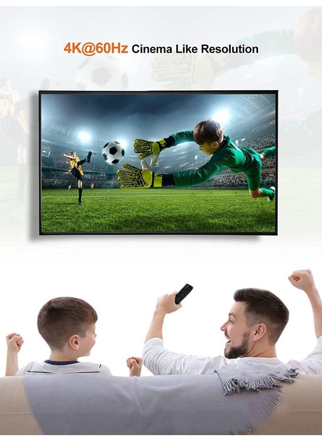 CableCreation - 6Ft 4K Hdmi Cable Left Angle 90 Degree Hdmi Cable 4K@60Hz Ultra Hd Support Male To Male Black Hdmi Cable - Image 1