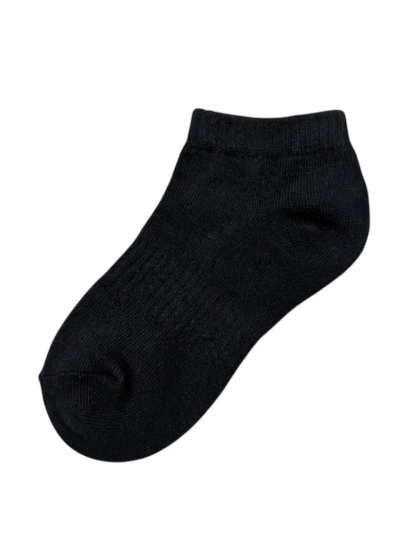 Victor And Jane Pack Of 3 Pack of 3 - Black Cushioned Ankle Cotton Socks  | Best Price UAE