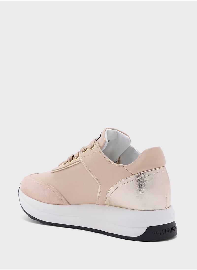 VALENTINO BY MARIO VALENTINO - Lace Up Low Top Sneakers - Image 1