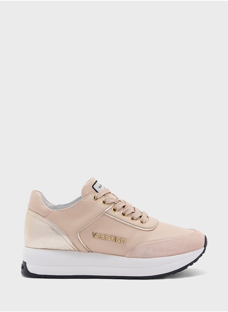 VALENTINO BY MARIO VALENTINO - Lace Up Low Top Sneakers - Image 1