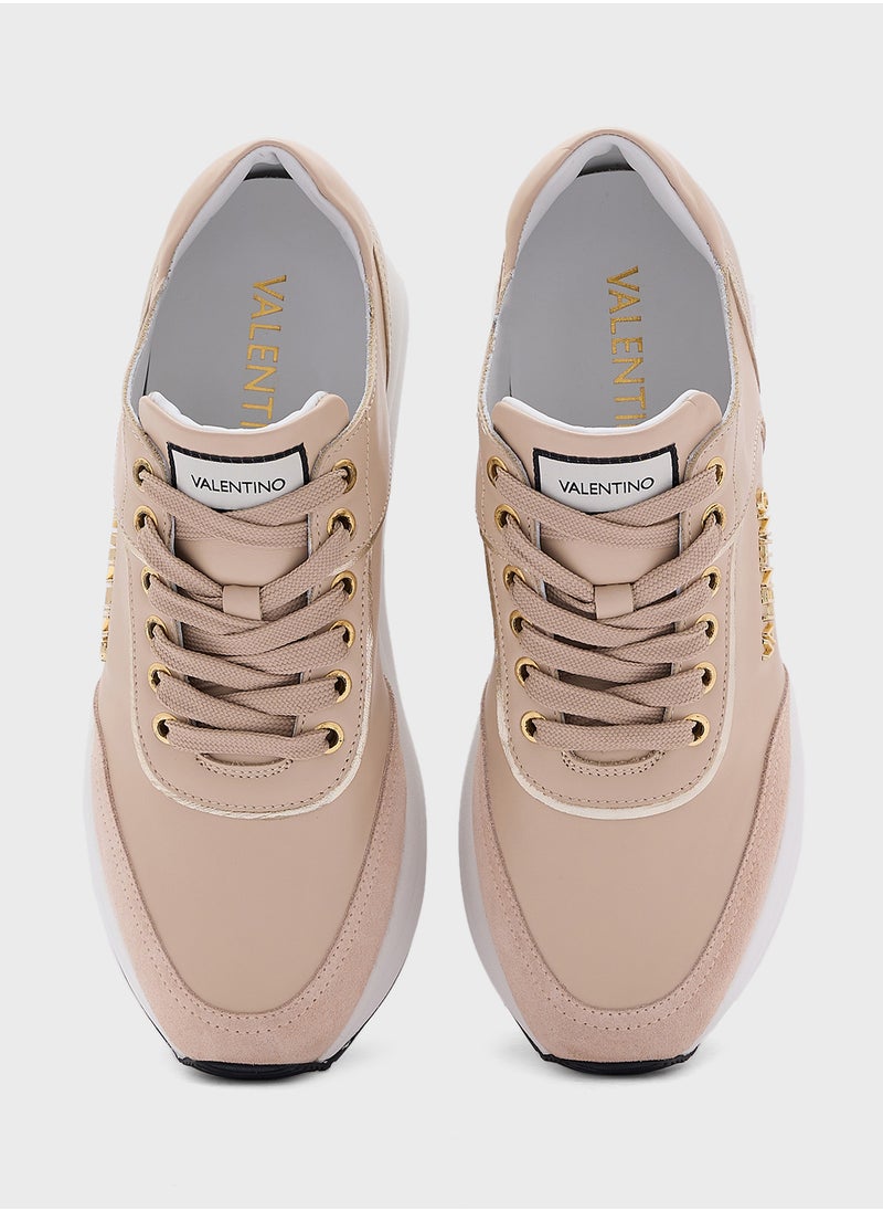 VALENTINO BY MARIO VALENTINO - Lace Up Low Top Sneakers - Image 1