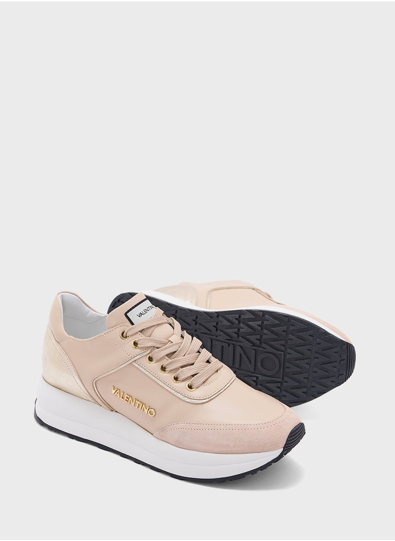 VALENTINO BY MARIO VALENTINO - Lace Up Low Top Sneakers - Image 1