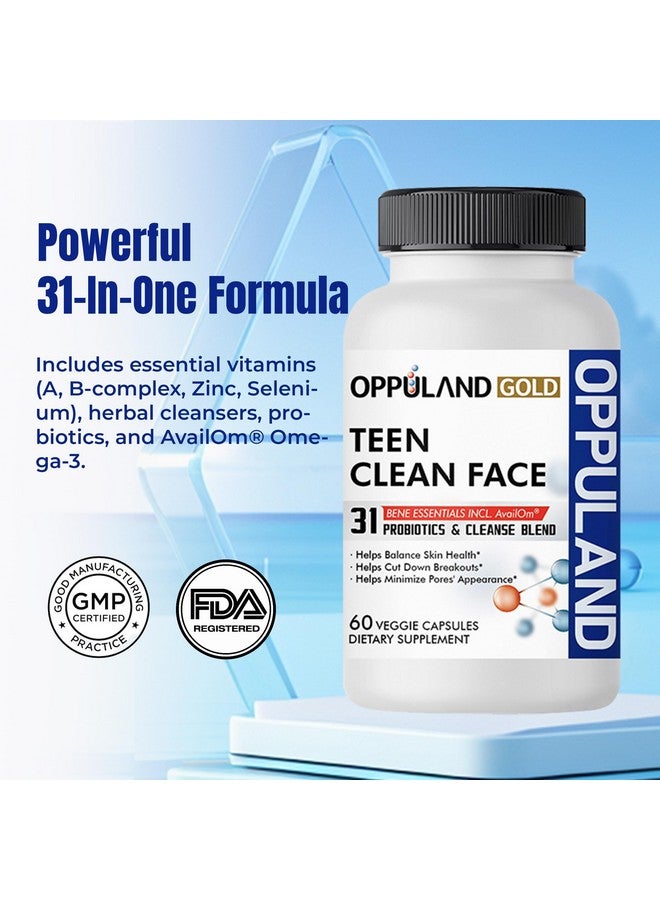 oppuland Gold Teen Clean Face 60ct - Image 5