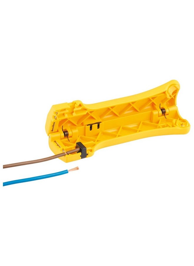 Jokari JOKARI 30900 Allrounder Cable Stripper for Multiple Round and Flat Cables, Yellow  - Image 3