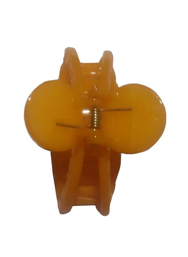 MANODHRUVA 6 Pcs Hair Claw Clips For Women 6 Pcs Colors: Yellow Orange Red Blue Black Green - Image 4