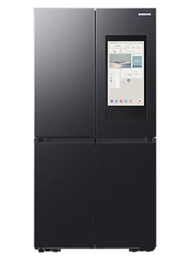 سامسونج ثلاجة فرنسية ببابين طراز T سعة 702 لتر مع مركز عائلة 21.5 بوصة، إدارة ذكية للطعام، باللون الأسود - RF71DG9H0EB1AE - Image 1
