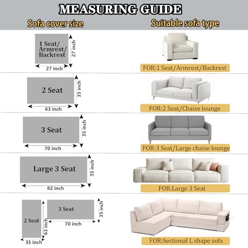 NAISI Couch Covers for Dogs Waterproof Flannel Striped Sofa Cover Pet Friendly Washable Dog Mat for Couch Anti Slip Sectional Sofa Slipcover Protector(1pc/35"x 70",Dark Grey) - Image 5