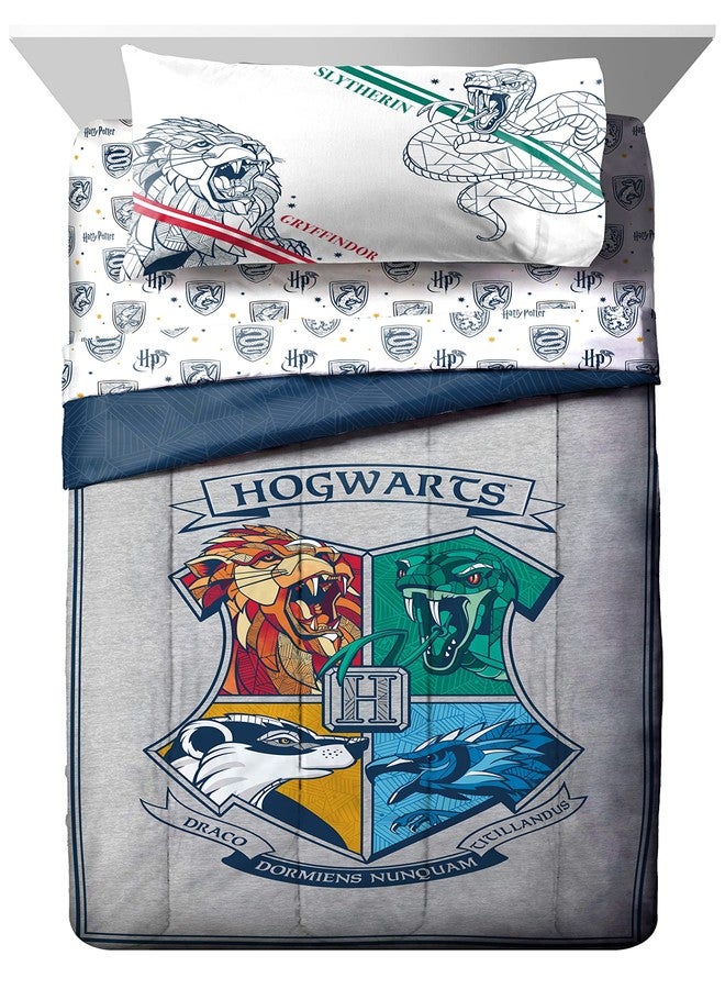 Jay Franco Harry Potter Stand Together 5 Piece Twin Size Bed Set - Includes Comforter & Sheet Set - Super Soft Kids Bedding Fade Resistant Microfiber (Official Harry Potter Product) - Image 2