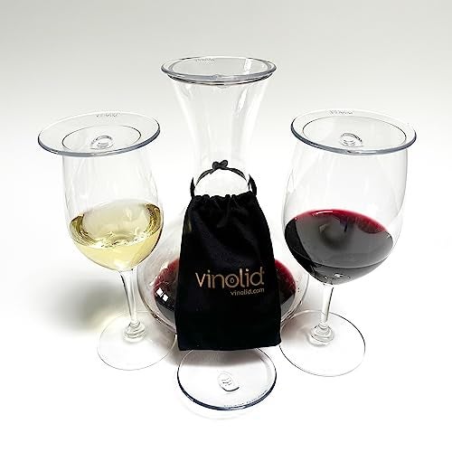 vinolid Wine Glass Cover - 4 Pack - Image 2