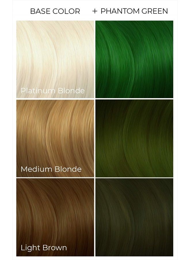 ARCTIC FOX Vegan and Cruelty-Free Semi-Permanent Hair Color Dye (8 Fl Oz, PHANTOM GREEN) - Image 2