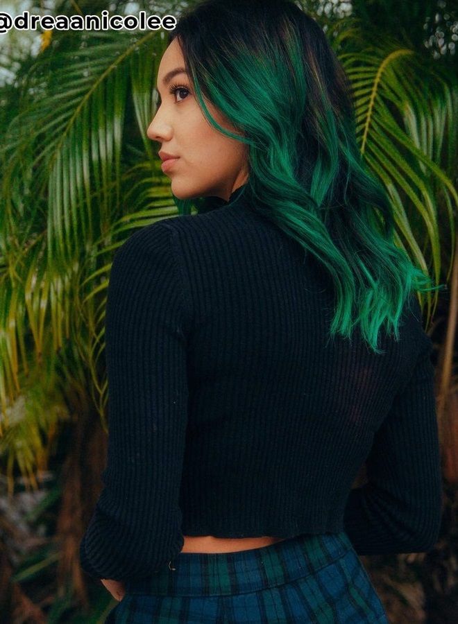 ARCTIC FOX Vegan and Cruelty-Free Semi-Permanent Hair Color Dye (8 Fl Oz, PHANTOM GREEN) - Image 5