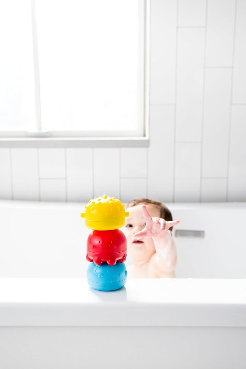 Ubbi Squeeze and Switch Silicone Mold Free Bath Toys for Toddlers and Baby - Image 5