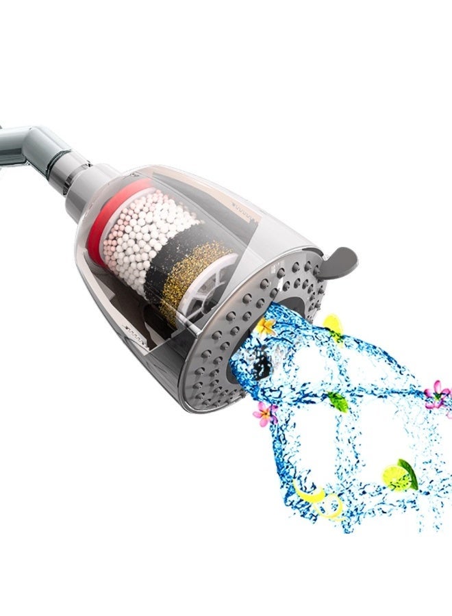 ووتر ساينس فلتر دش بالعلاج العطري | بزيوت عطرية طبيعية | لإزالة الكلور والماء العسر - Image 1