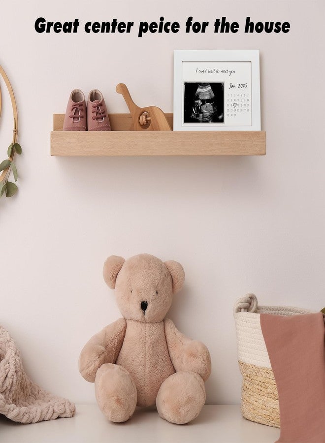 HAMUIERS Pregnancy Announcement | Ultrasound Sonogram Picture Frame for Expecting Moms | Baby Reveal Keepsake | Ideal Baby Shower | Standard 4"x3" Frame for New Parents, I Can't Wait to Meet You, White - Image 3
