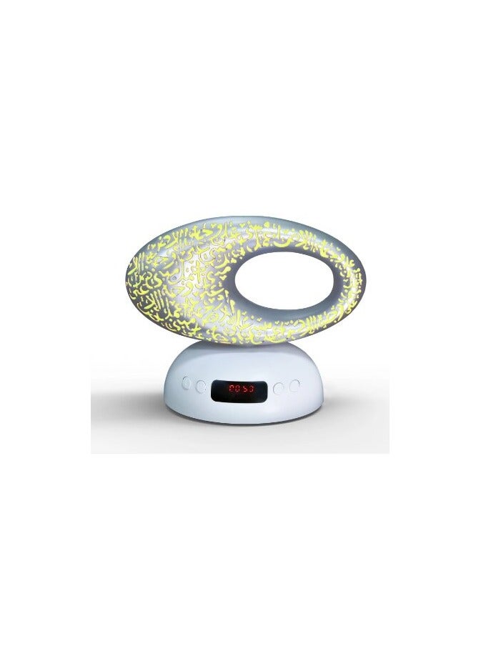 Equantu Museum Design of the Future Digital Quran Speaker Wireless LED with Azan Clock and App control - Image 1
