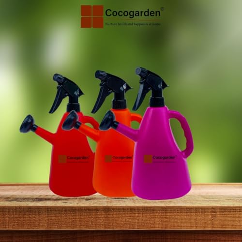 Cocogarden 2 in 1 Watering can (1.5 Litre, Green) - Dual Use Sprayer & Sprinkler Watering can for Indoor and Outdoor Plants - Image 5