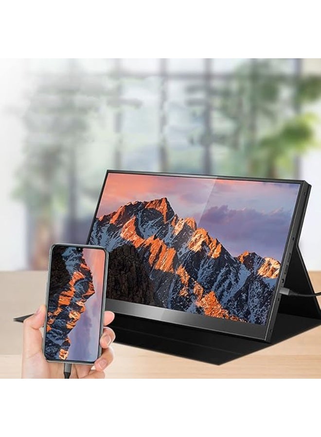 11.6" Ultra-Slim Portable Monitor – Micro-Frame FHD 1080p Display, 60Hz, HDMI & Type-C External Screen for Laptop and PC - Image 4
