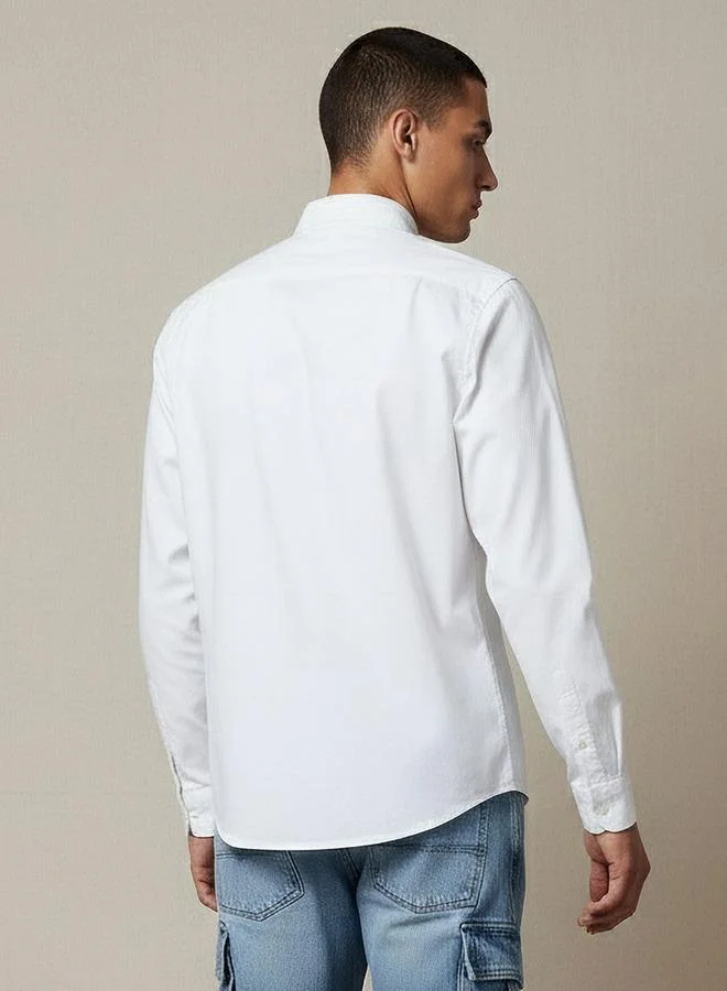 Lee Cooper  Lee Cooper Men Regular Fit Long Sleeve Shirt for Men | Best Price UAE