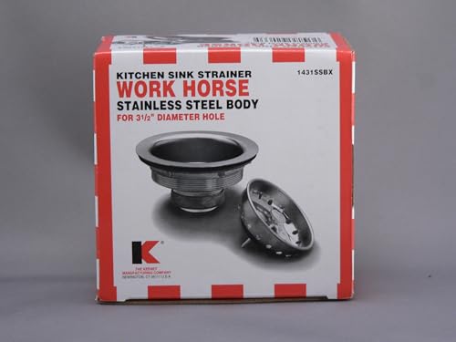 Keeney 1431SSBX Sink Strainer with Fixed Post Basket, Stainless Steel - Image 5