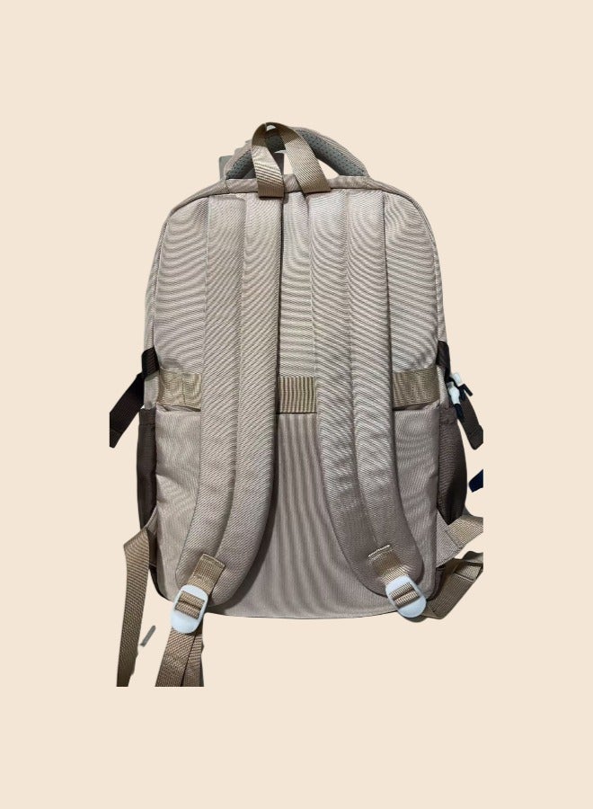 Beautiful Knowledge Inspired Multi-Color Student Backpack, Lightweight School Bag, Ergonomic School Bag, Durable School Bag, Adjustable Shoulder Strap School Bag, Minimalist Aesthetic Student School Bag.  - Image 2