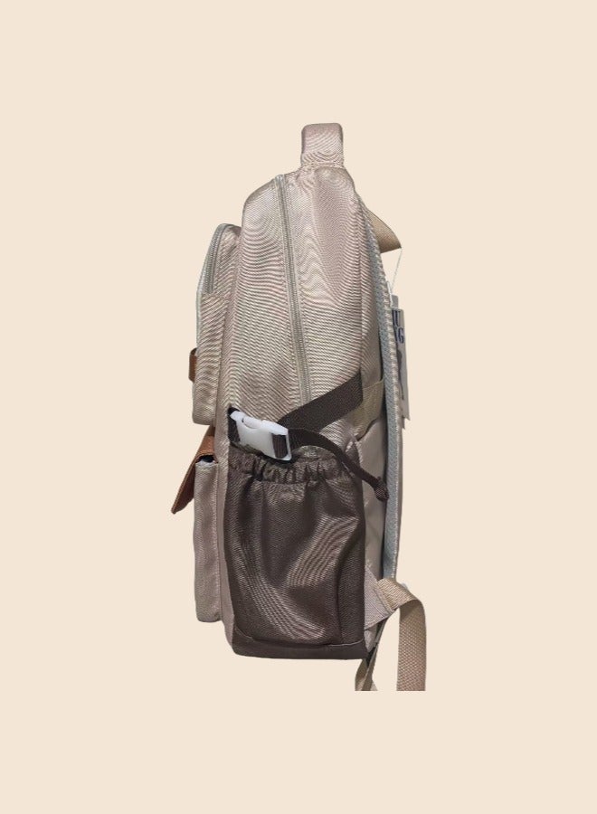 Beautiful Knowledge Inspired Multi-Color Student Backpack, Lightweight School Bag, Ergonomic School Bag, Durable School Bag, Adjustable Shoulder Strap School Bag, Minimalist Aesthetic Student School Bag.  - Image 3