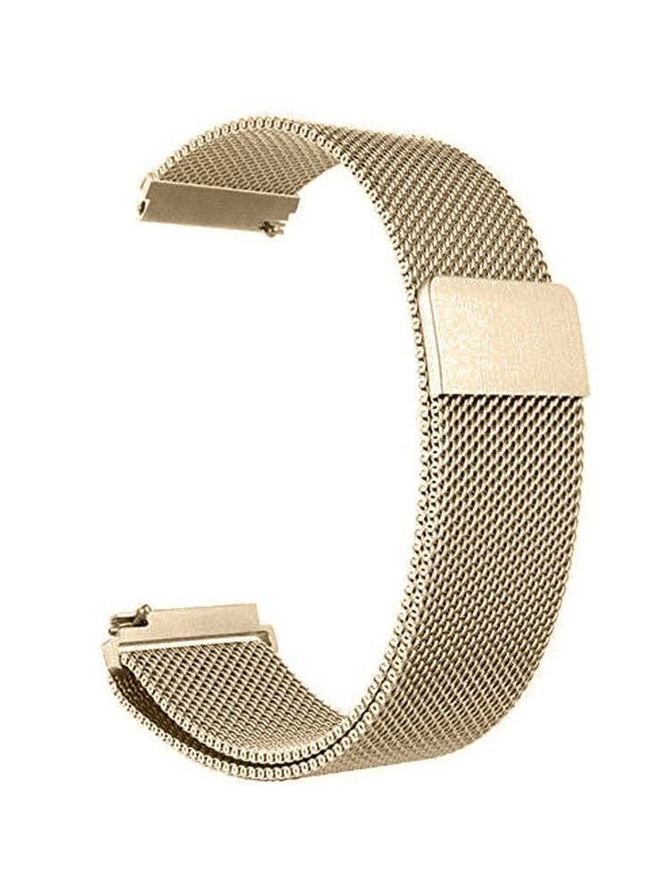 CATANES - Samsung Galaxy Watch 5 / Galaxy Watch 5 Pro Band Milanese Stainless Steel Strap 20mm Compatible with Galaxy Watch5 (44mm/40mm) Galaxy Watch5 Pro (45mm) Vintage Gold - Image 1