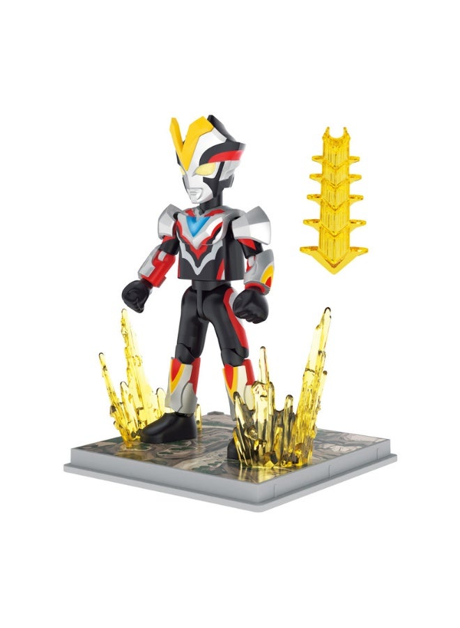 BLOKEES Ultraman Shining Version 09 Building Kit | Link the Ground Collectible Action Figure Blind Box Toy with Glowing Chest & Eyes | Licensed Model for Kids & Adults | STEM Construction Play - Image 2