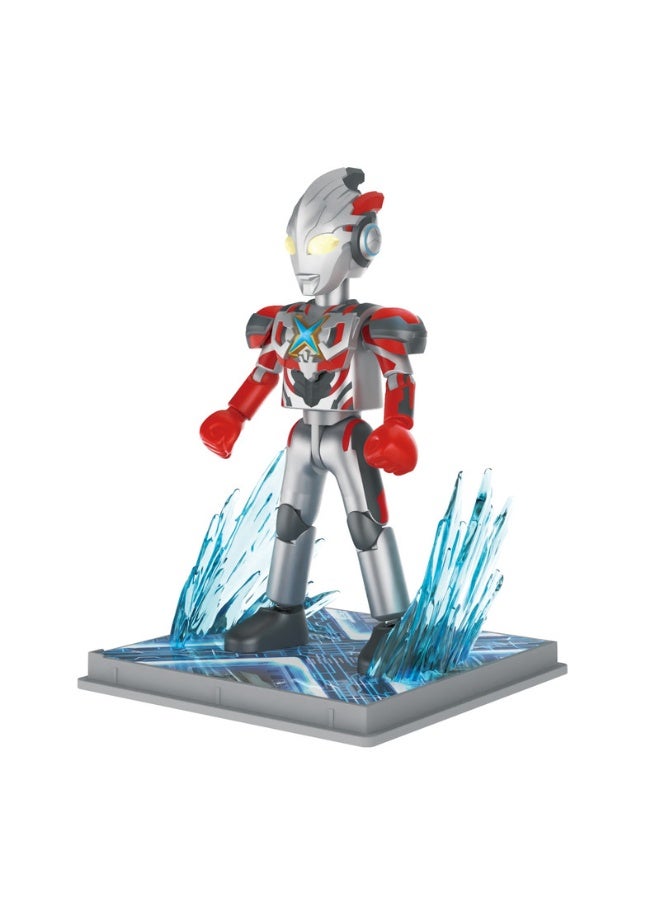 BLOKEES Ultraman Shining Version 09 Building Kit | Link the Ground Collectible Action Figure Blind Box Toy with Glowing Chest & Eyes | Licensed Model for Kids & Adults | STEM Construction Play - Image 3