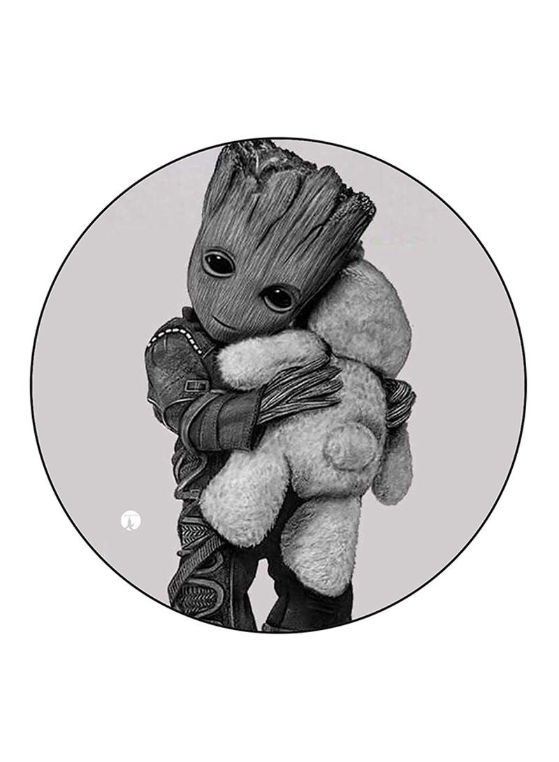 RKN Groot Printed Mouse Pad  Round  Multicolour