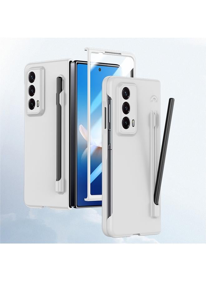 erorex Case For Honor Magic Vs2 Integrated Skin Feel PC Phone Case with Pen / Pen Box - Image 1