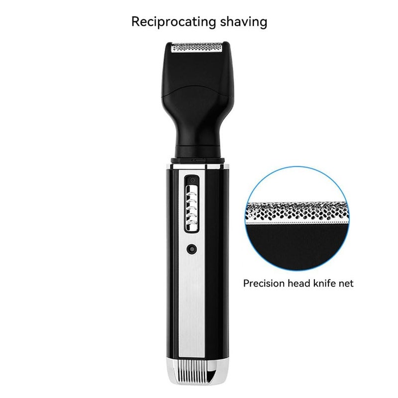 Daling Facial Hair Trimmer, All-in-1 Eyebrow Trimmer Electric Razor for Men, Rechargeable Facial Hair Shaver Detail Trimmer with Rinseable Blade for Face Beard Neck - Image 4