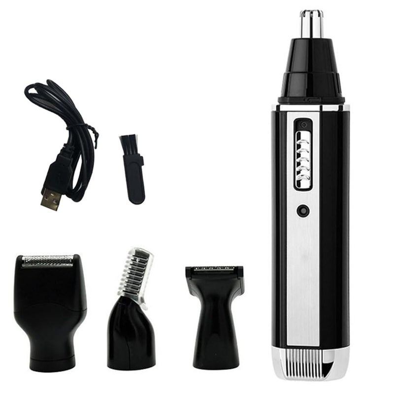 Daling Facial Hair Trimmer, All-in-1 Eyebrow Trimmer Electric Razor for Men, Rechargeable Facial Hair Shaver Detail Trimmer with Rinseable Blade for Face Beard Neck - Image 1