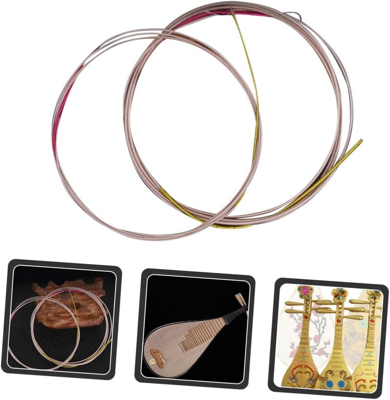 أوتار بيبا بديلة من Abaodam (8 قطع) لأوتار التمارين على الآلات الصينية، صوت نقي، مزيج من الفولاذ والنايلون، مناسبة للمبتدئين والمحترفين - Image 4