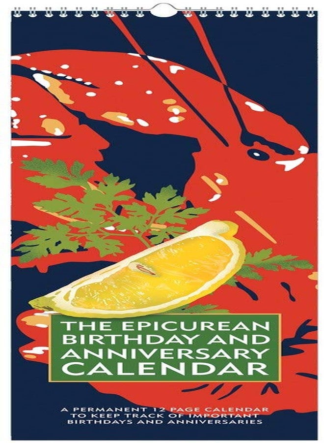 Linnea Design Epicurean Birthday and Anniversary Perpetual Calendar for Important Family Dates Special Event Calendar - Image 1