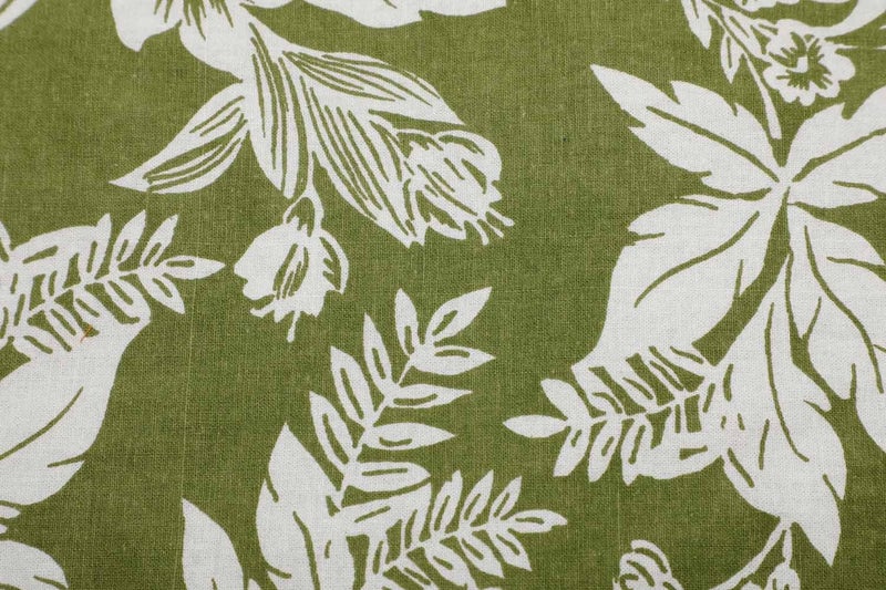 Dekor World Cotton Floral Printed Napkin Set - Green, Standard, 6 Piece - Image 2