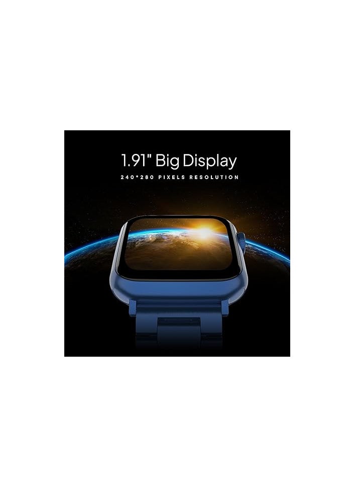 Generic - Fire-Boltt Lumos Stainless Steel Luxury Smart Watch with 1.91” Large Display, Bluetooth Calling, Voice Assistant, 100+ Sports Modes - Image 1