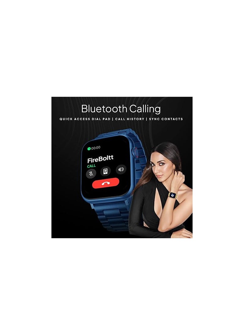 Generic - Fire-Boltt Lumos Stainless Steel Luxury Smart Watch with 1.91” Large Display, Bluetooth Calling, Voice Assistant, 100+ Sports Modes - Image 1