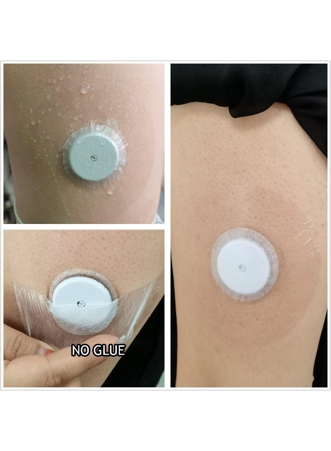 HONYOU Libre 2 Plus Sensor Covers & Lingo CGM Waterproof Freestyle Sensor Patches for Libre 1/2/3 Plus, Hypoallergenic & Latex-Free 15 Days Long Stay, 40Pack - Image 5