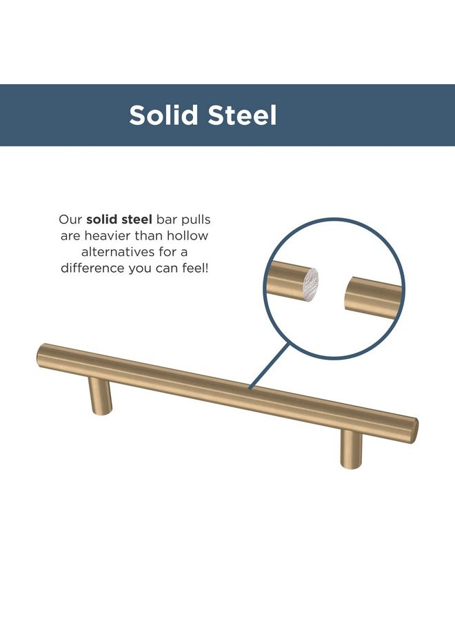Franklin Brass - Bar Cabinet Pull, Champagne Bronze, 51/16 In (128Mm) Drawer Handle, 10 Pack, P01026Zczb - Image 1