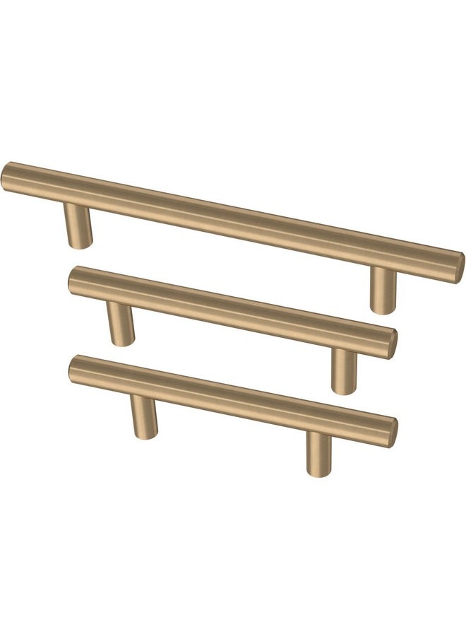 Franklin Brass - Bar Cabinet Pull, Champagne Bronze, 51/16 In (128Mm) Drawer Handle, 10 Pack, P01026Zczb - Image 1
