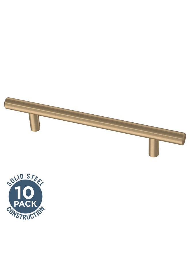 Franklin Brass - Bar Cabinet Pull, Champagne Bronze, 51/16 In (128Mm) Drawer Handle, 10 Pack, P01026Zczb - Image 1